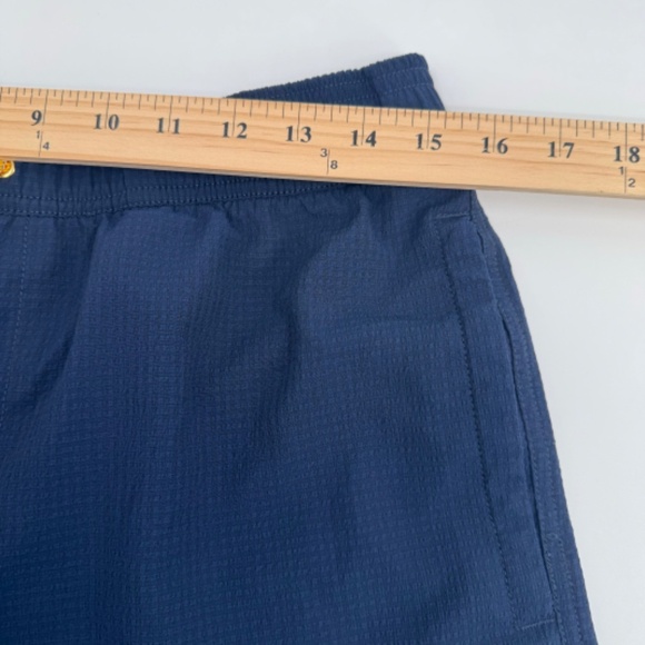 Five Four Swim Trunks Men 32 Blue Shorts Mesh Lined Elastic Drawstring Beach - Picture 13 of 15